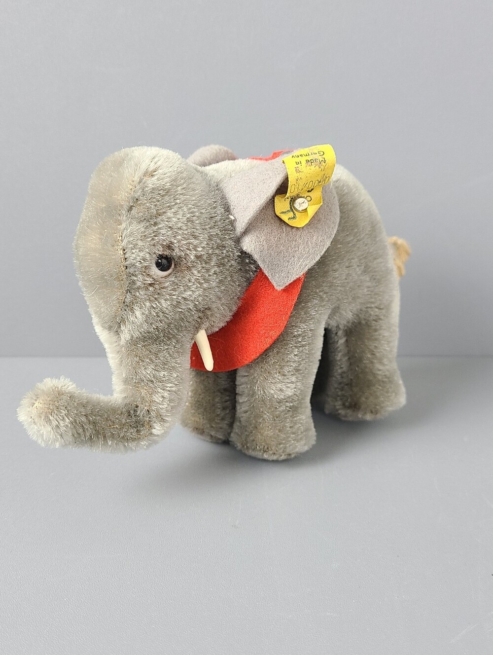 Steiff Elephant Vintage Made In Germany Plush